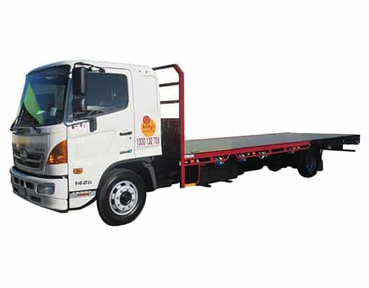 Hino 8 Tonne Flatbed with shipping container pins
