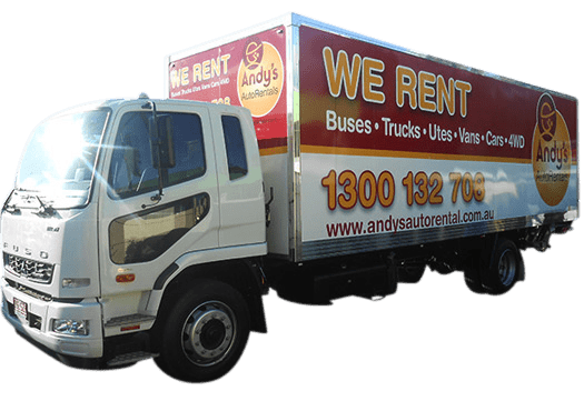 Isuzu 6 Tonne Pantec Andy's auto rental truck for rent or hire can be used for moving house near me or near gold coast, brisbane