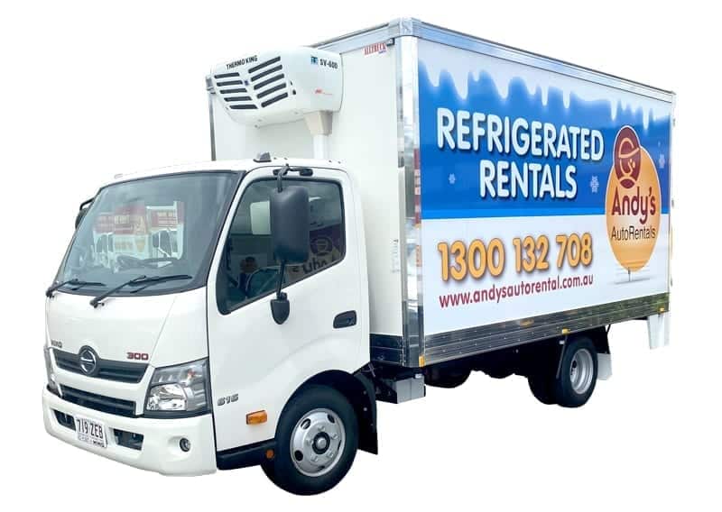 3 Tonne Refrigerated Truck Andy's auto rental truck for rent or hire can be used for moving house near me or near gold coast, brisbane
